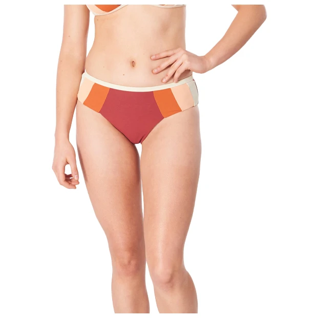 Rip Curl Women's Golden Days Block Hi Cheeky - Bikini-Bottom