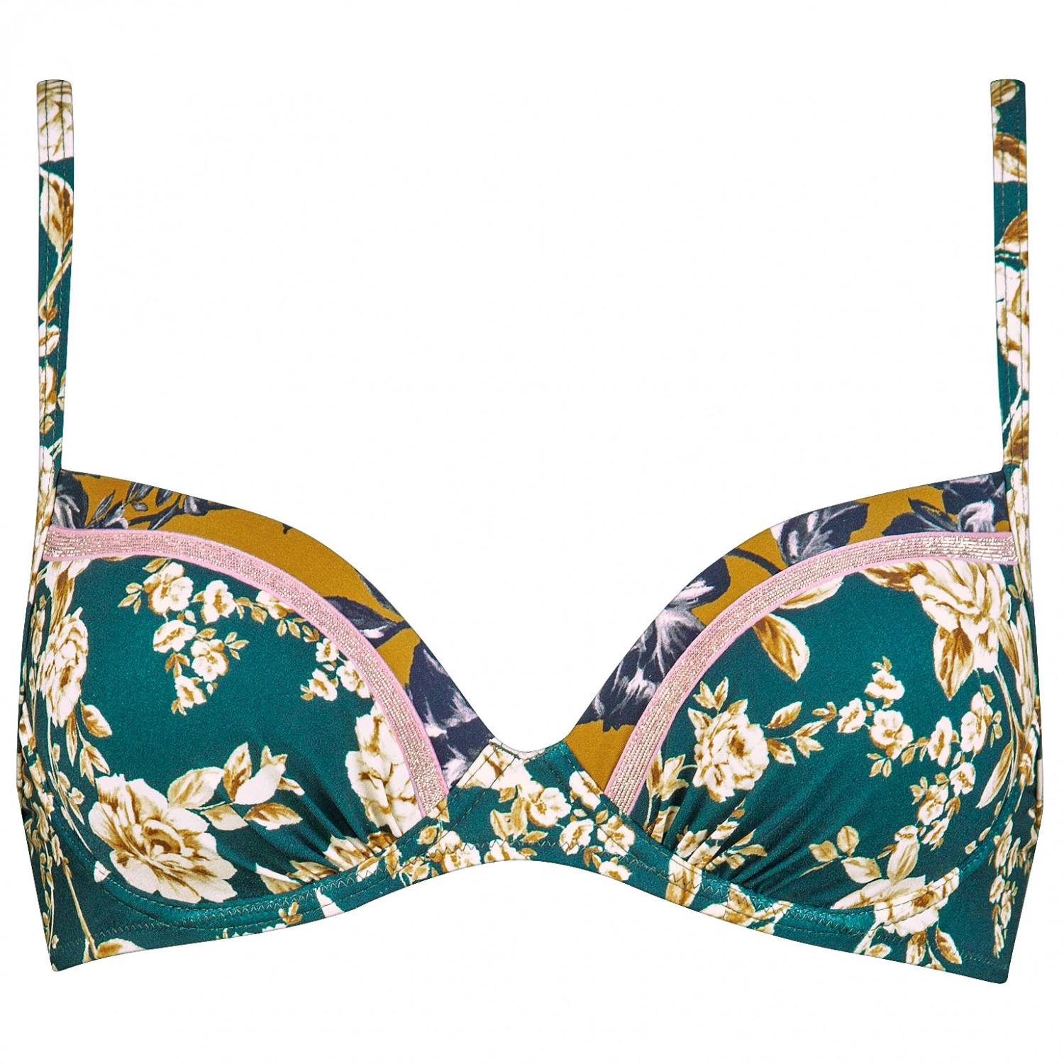 Watercult Women's Bikini Top Ottomane Flower 2 - Bikini-Top